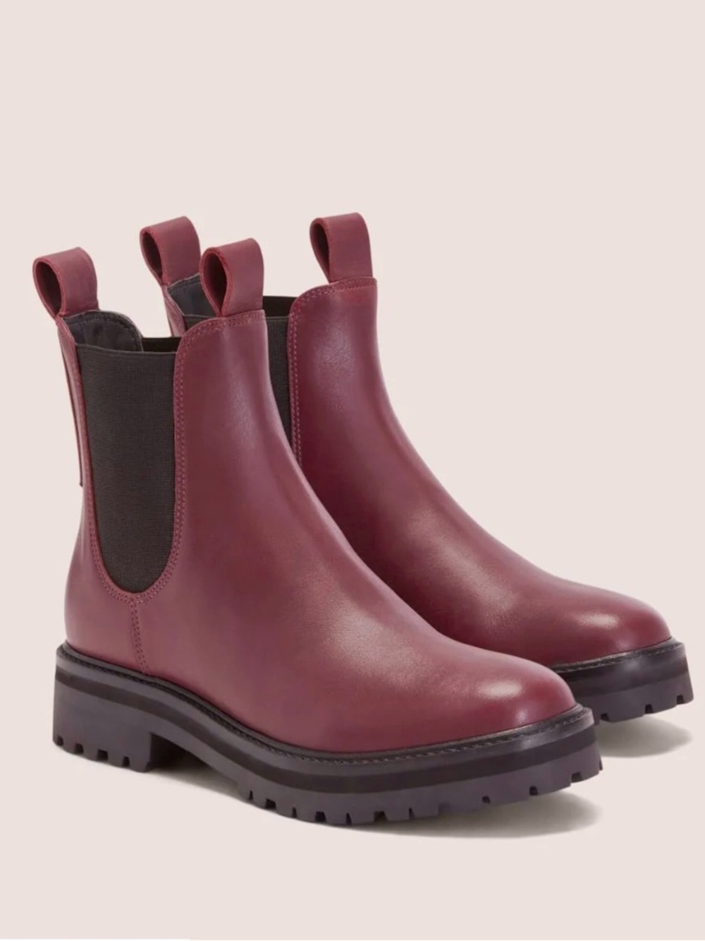 Everlane The Lug Chelsea Boot Women's Leather Ankle Chunky Sole